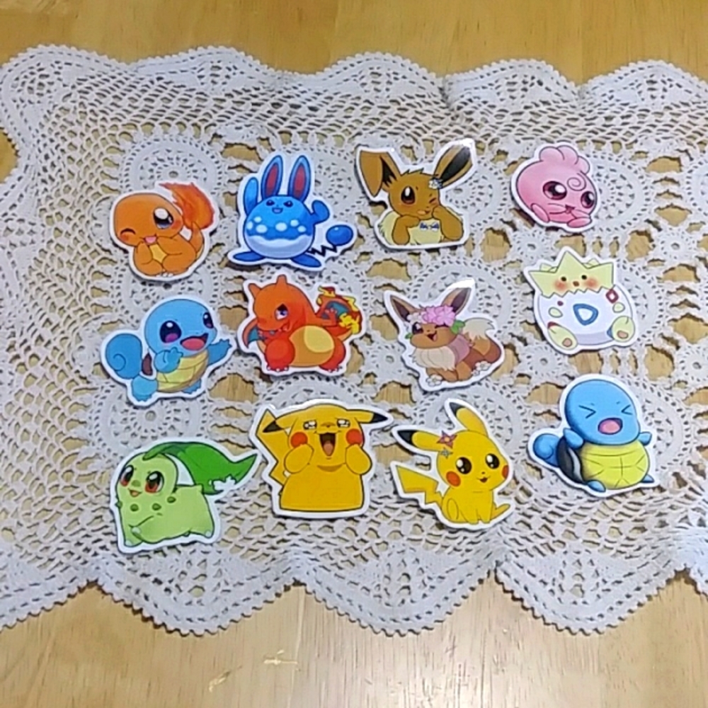 Animated Cartoon Stickers for laptop,  locker, computer